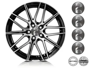 Pegatina en Aros Tuning Vector Flujo Radiante